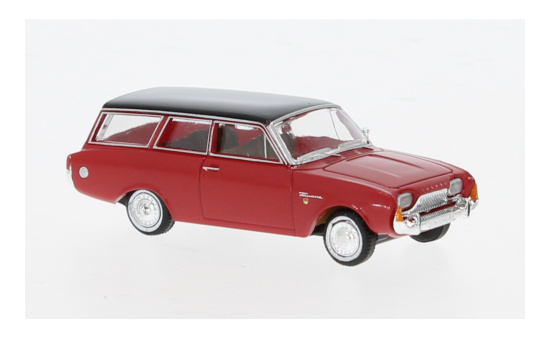 Brekina BRE19478 Ford Taunus P3 Turnier - rot , schwarz 1:87