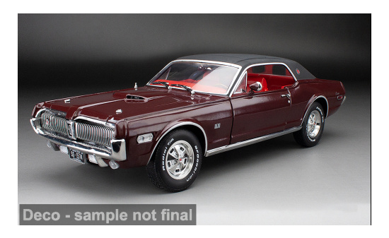 Sun Star SUN1574 Mercury Cougar XR7G - dunkelrot - Vorbestellung 1:18