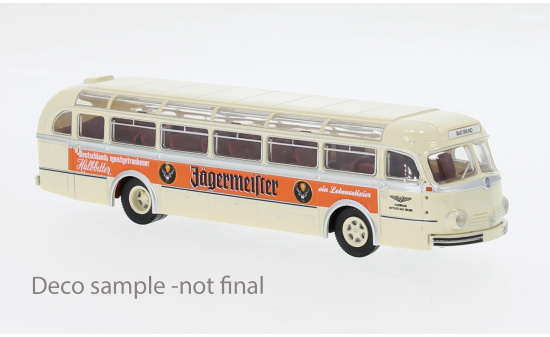 Brekina BRE50504 Mercedes O 6600 H Reisebus - Gittelde - Jägermeister - Vorbestellung 1:87