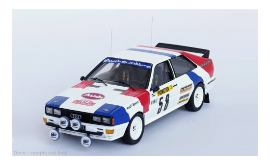 Trofeu TRORR.FR86 Audi quattro - Rally Monte Carlo - J.Briy - J.Henuset 1:43