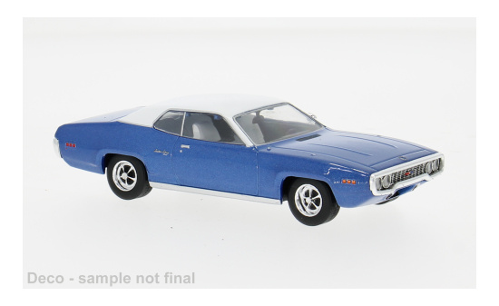 IXO IXOCLC601N.22 Plymouth Satellite Sebring Plus - blau (Metallic) , weiss - Vorbestellung 1:43