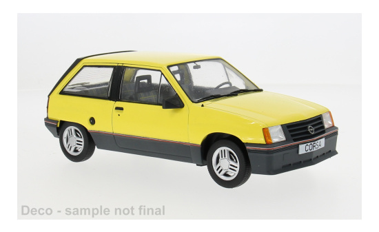 MCG MCG18431 Opel Corsa A SR - gelb - Vorbestellung 1:18