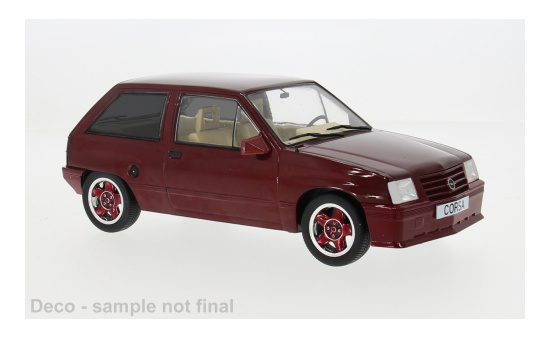 MCG MCG18433 Opel Corsa A Custom - dunkelrot (Metallic) - Vorbestellung 1:18