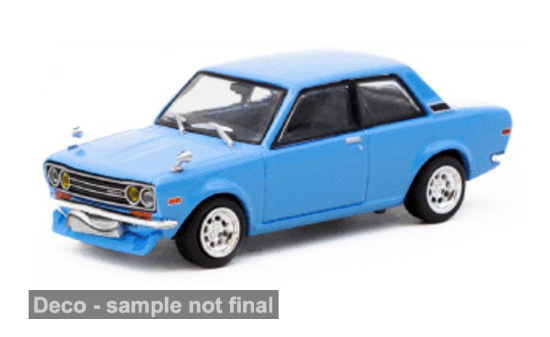 Tarmac TART64R-052-LB Datsun 510 - blau - Vorbestellung 1:64