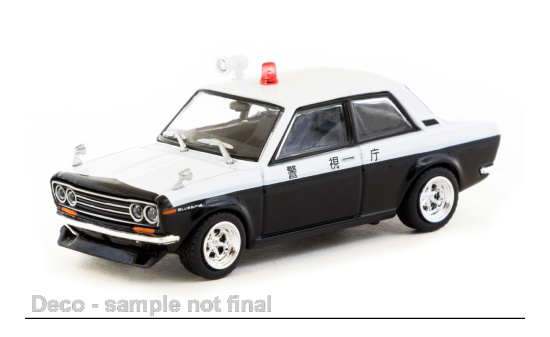 Tarmac TART64R-052-PC Datsun 510 - Japanische Polizei - Vorbestellung 1:64