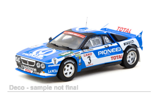 Tarmac TART64P-TL002-83YR03 Lancia 037 Rally - 24h Ypres - J-C.Andruet - F.Sappey - Vorbestellung 1:64