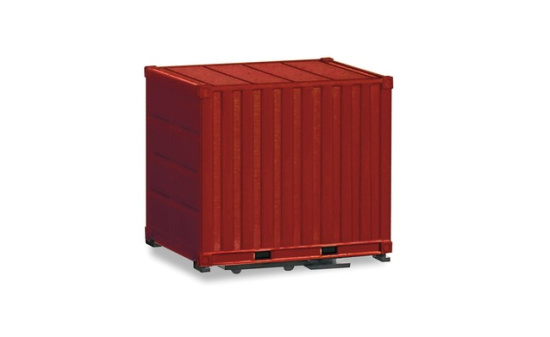 Herpa 053594-004 2x 10ft Container, rot - Vorbestellung 1:87