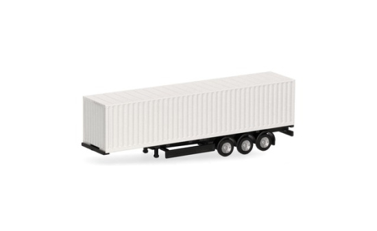 Herpa 086158 Teileservice: Spur N (1:160), Auflieger 3achs 40ft Container, 2 Stück - Vorbestellung 1:160