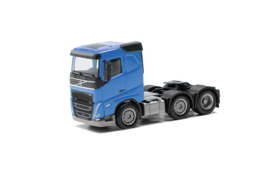 Herpa 313735-003 Volvo FH Flachdach Zugmaschine 3achs (6x2), himmelblau - Vorbestellung 1:87