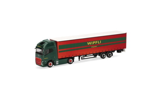 Herpa 319171 Volvo FH GL XL Electric Gardinenplanen-Sattelzug 