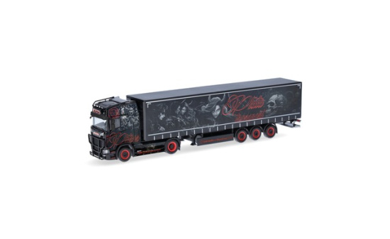 Herpa 319232 Scania CS20 HD Gardinenplanen-Sattelzug 