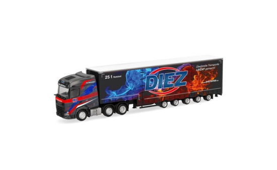 Herpa 319263 DAF XG+ Volumengardinenplanen-Sattelzug 