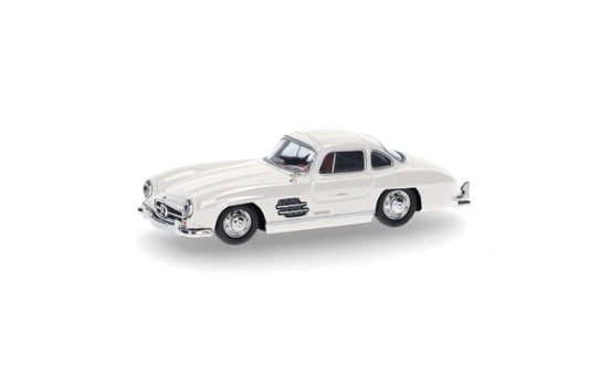 Herpa 421089-002 Mercedes-Benz 300 SL Flügeltürer, weiß - Vorbestellung 1:87