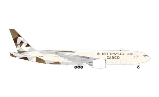 Herpa 538282 Etihad Airways Cargo Boeing 777F A6-DDD - Vorbestellung 1:500