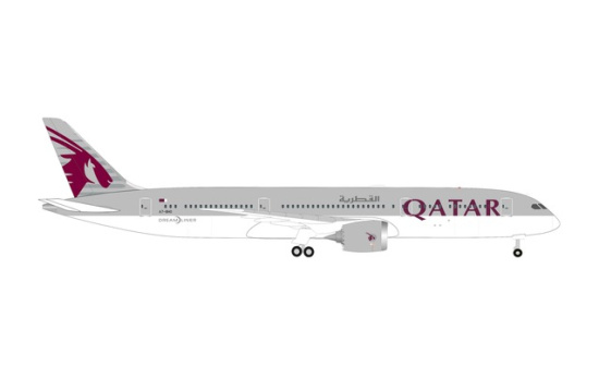 Herpa 538312 Qatar Airways Boeing 787-9 Dreamliner A7-BHO - Vorbestellung 1:500