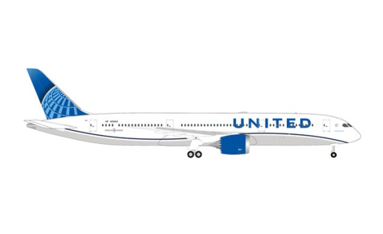 Herpa 538329 United Airlines Boeing 787-9 Dreamliner N25982 - Vorbestellung 1:500