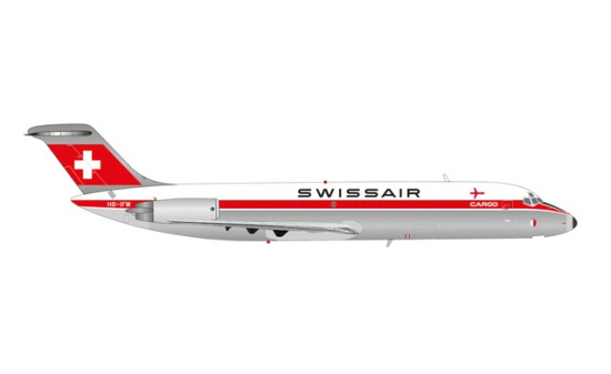 Herpa 573344 Swissair Douglas DC-9-30F HB-IFW Payerne - Vorbestellung 1:200