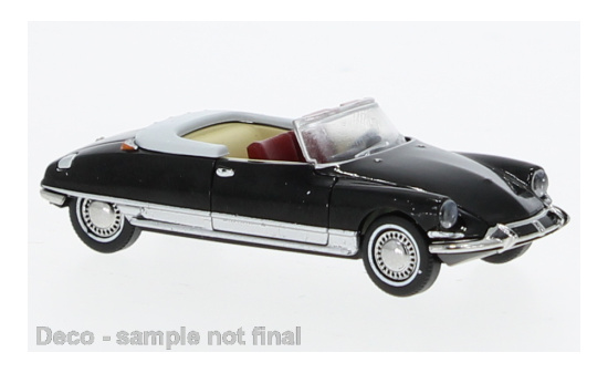 Brekina BRE14225 Citroen DS Cabrio - schwarz - Vorbestellung 1:87