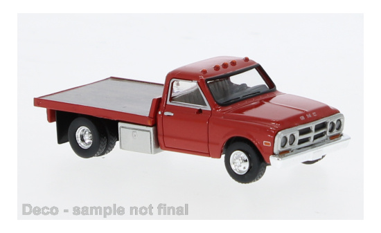 Brekina BRE19670 GMC Sierra Grande Plattform - rot - Vorbestellung 1:87