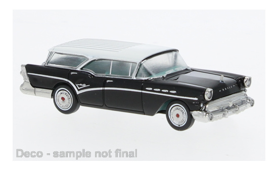 Brekina BRE18177 Buick Century Caballero - schwarz , weiss - Vorbestellung 1:87