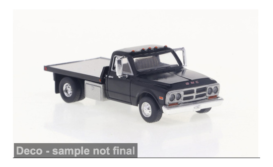 Brekina BRE19669 GMC Sierra Grande Plattform - schwarz - Vorbestellung 1:87