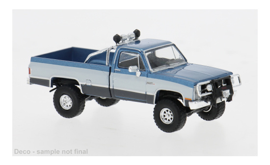 Brekina BRE19660 GMC Sierra Grande - blau (Metallic) , weiss - Vorbestellung 1:87