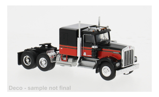Brekina BRE86250 Kenworth W 900 - schwarz , rot 1:87