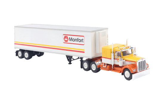 Brekina BRE86257 Kenworth W 900 Koffer-SZ - Monfort 1:87