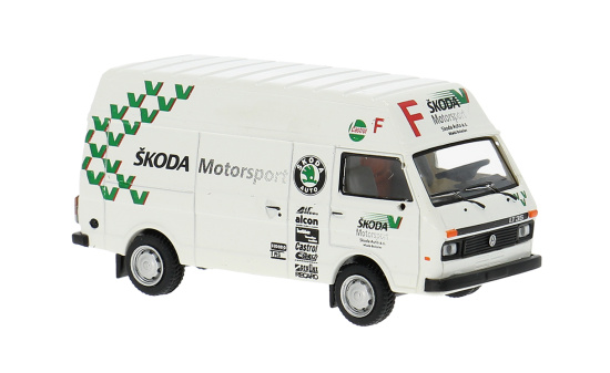 Brekina BRE34957 VW LT Hochraum-Kasten - Skoda Motorsport 1:87