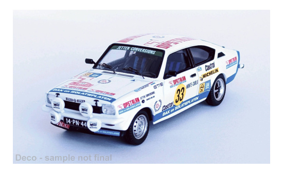 Trofeu TRODSN-266 Opel Kadett GT/E - Rally Monte Carlo - R.Slotemaker - A.Jetten - Vorbestellung 1:43