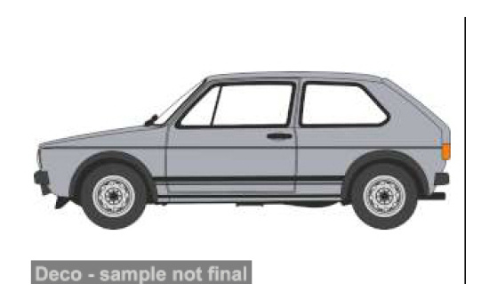 Oxford OXF76GF007 VW Golf GTI - grau - Vorbestellung 1:76