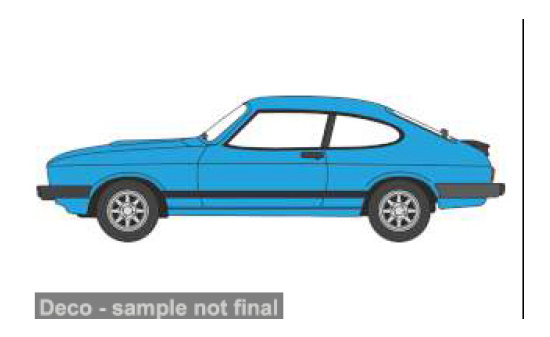 Oxford OXF76CAP010 Ford Capri MK II - blau (Metallic) - Vorbestellung 1:76