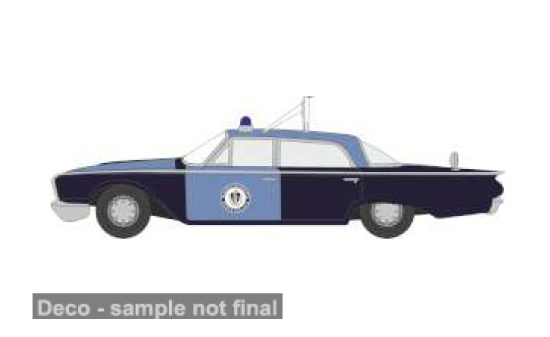 Oxford OXF87FF60002 Ford Fairlane Sedan - Massachusetts State Police Radar Car - Vorbestellung 1:87