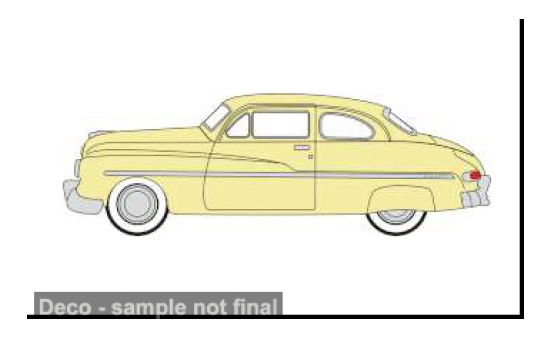 Oxford OXF87ME49011 Mercury 8 - hellgelb - Vorbestellung 1:87