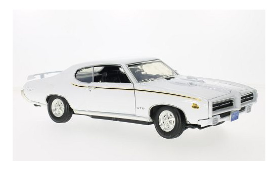 Motormax MOM73133WHITE Pontiac GTO Judge - weiss - Vorbestellung 1:18