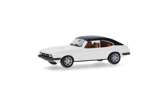 Herpa 420570-003 Ford Capri Vinyldach, diamantweiß - Vorbestellung 1:87