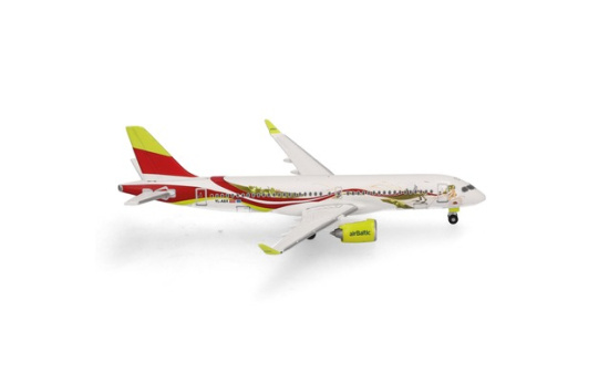 Herpa 538268 airBaltic Airbus A220-300 