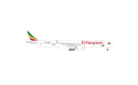 Herpa 538428 Ethiopian Airlines Airbus A350-1000 - ET-BAW - Vorbestellung 1:500