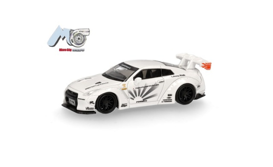 Micro City 87MC000009 MicroCity: Nissan GTR 35 (2007-2012), weiß 1:87