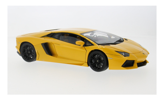 Welly WEL18041YELLOW Lamborghini Aventador LP 700-4 - gelb 1:18