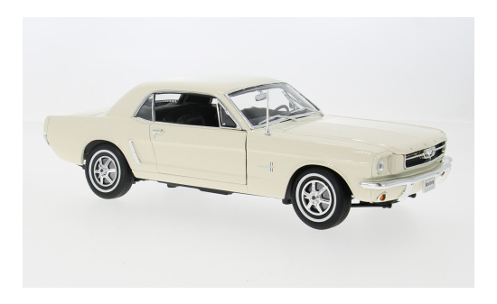 Welly WEL12519H-WHITE Ford Mustang Hardtop - weiss 1:18