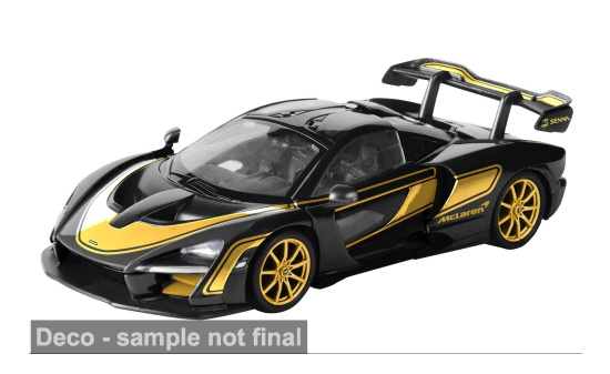 Motormax MOM79205BLACK McLaren Senna - schwarz , gold - Vorbestellung 1:24