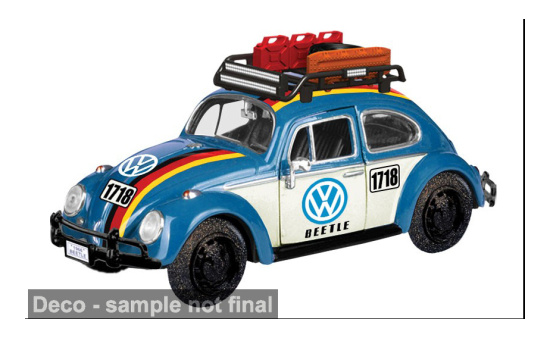 Motormax MOM79681BLAU VW Beetle - blau , Dekor - Vorbestellung 1:24