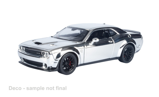 Motormax MOM79095SILVER Dodge Challenger Hellcat SRT - silber - Vorbestellung 1:24