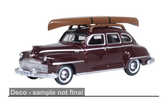 Oxford OXF87DS46007 Desoto Suburban - dunkelrot 1:87