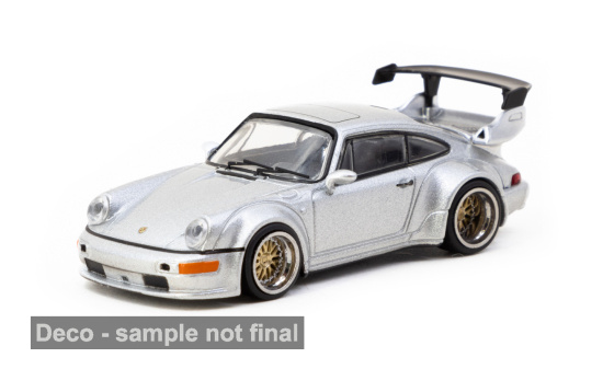 Tarmac TART64-037-SL Porsche 911 RWB (964) - silber - Vorbestellung 1:64