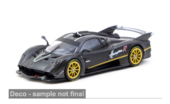 Tarmac TART64G-TL035-MBCF Pagani Huayra R - schwarz (Matt) , carbon - Vorbestellung 1:64