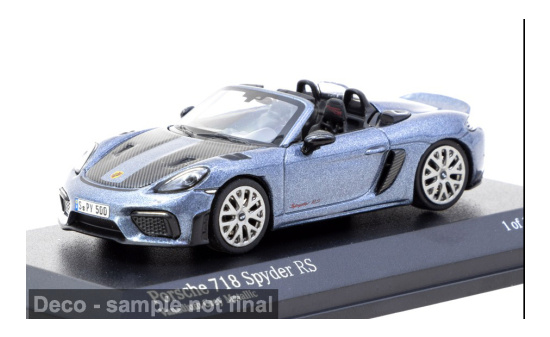 Tarmac TART64MC-008-VG Porsche 718 Spyder RS - grau (Metallic) - Vorbestellung 1:64