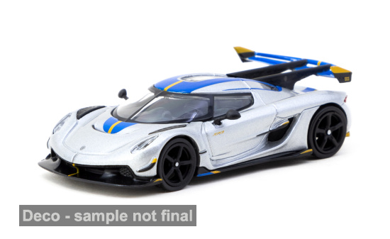 Tarmac TART64G-TL052-SL Koenigsegg Jesko Attack - silber , Dekor - Vorbestellung 1:64