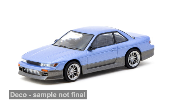 Tarmac TART64G-025-PU Nissan Silvia (S13) - blau (Metallic) , grau (Metallic) - Vorbestellung 1:64